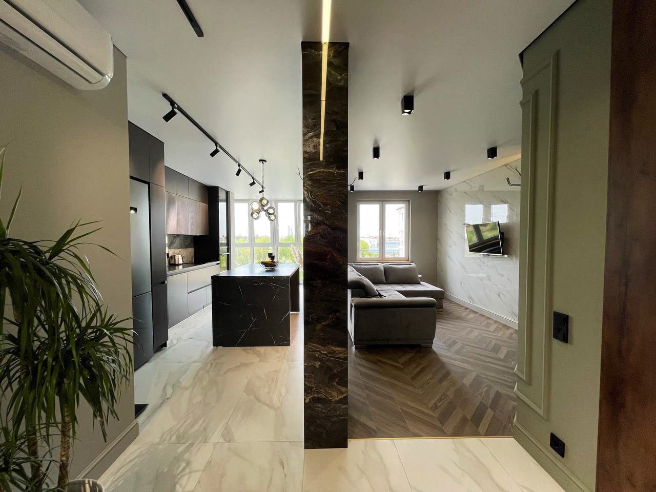 Moderne Apartment-Gestaltung